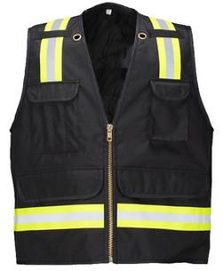 China Zipper PPE Safety Workwear High Light Reflective Stripes For Clothing for sale