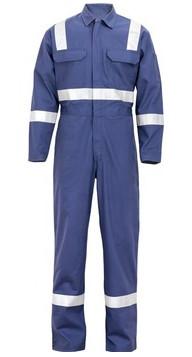 China 98% Cotton PPE Safety Workwear Fire Retardant FR Anti Static Reflective Tape for sale