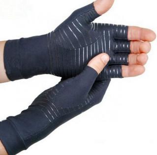 Chine Gants Fingerless d'arthrite de compression d'équilibre d'en cuivre des symptômes RSI de récupération à vendre
