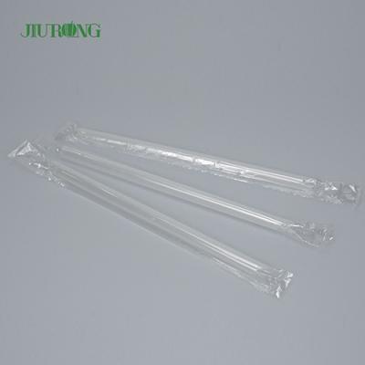 China Categoría alimenticia biodegradable plástica ISO9001 de las pajas del tubo modificado para requisitos particulares de la punta en venta