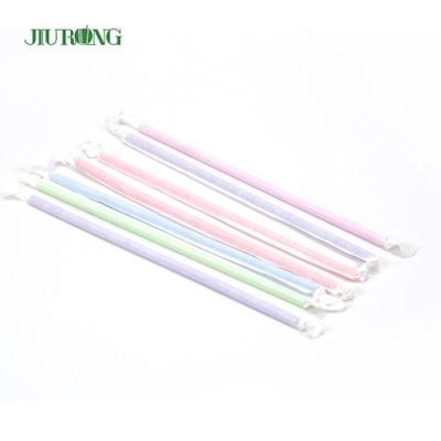 China Eco Friendly Biodegradable Plastic Straw Paper wrapped 4.6*168mm for sale