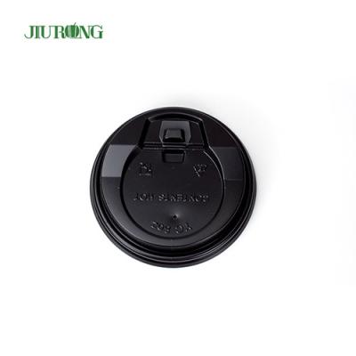 China Black Brown Corrugated Disposable Paper Cup Lids ISO9001 approved for sale