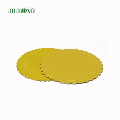China Food Grade Foil Paper Disposable Cake Board Biodegradable Recyclable for sale