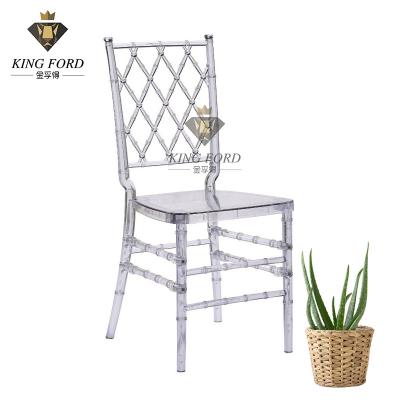 China Acrylic Decorating Wedding Plastic Chairs For Dining / Hotel / Hall for sale