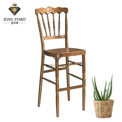 China Commercial Furniture 25*1.0cm Aluminum Natural Chiavari Chair Spray Painting for sale