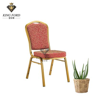 China High Density Sponge Function Hall Chairs 8cm Seat Hotel Banquet Chairs for sale