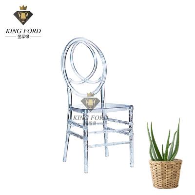China Exquisite Polycarbonate Resin Coloured Perspex Wedding Plastic Chairs OEM for sale