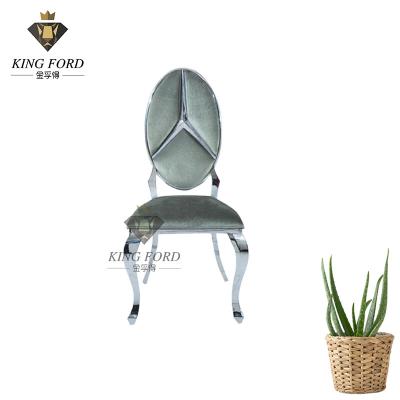 China OEM Wedding 1mm Stainless Steel Chairs For Dining Table for sale