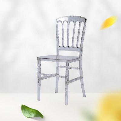 China Wedding Clear Acrylic Plastic Chiavari Chairs Commercial Furniture for sale