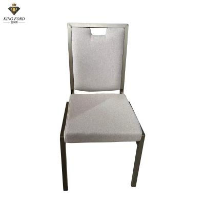 China Metal Iron Stacking Wedding Chairs For Party Dining Room Furniture en venta