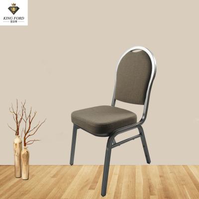 中国 Modern Style Stackable Garden Conference Furniture Metal Legs Banquet Chair 販売のため