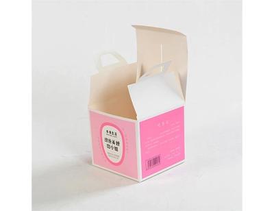 China Pink Foldable Food Grade Cardboard Boxes Lightweight Cake Packaging for sale