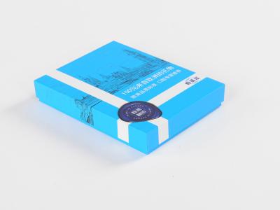 중국 파란 작은 마분지 선물 상자 전자 상거래 포장 선박 우송자 상자 판매용