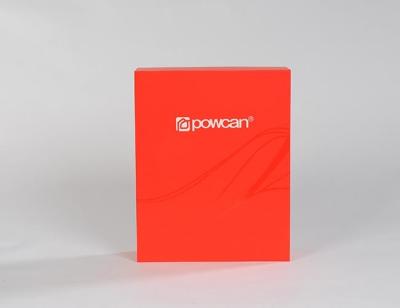 China Rote faltende Pappgeschenkbox-Rechteck-magnetische Schließungs-Geschenkbox zu verkaufen