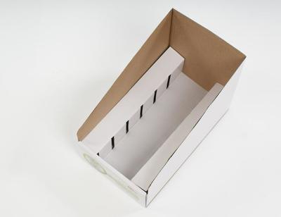 Китай Стабилизированные изготовленные на заказ выставочные витрины счетчика картона коробок дисплея картона продается