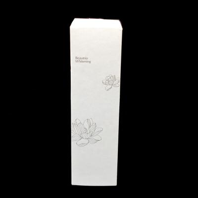 China Ivory Card Paper Cosmetic Box Skincare Bottles Packaging Matte  / UV Finishing for sale