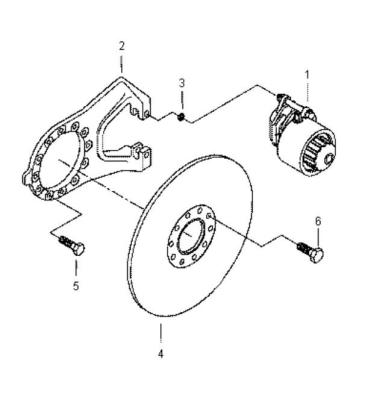 China Reparo Kit Rockwell Axle Parts do cilindro de freio da mão à venda