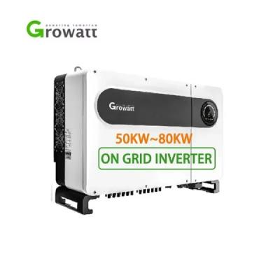 China Growatt on grid Solar Inverter MAX 50KTL3 LV 50kw On Grid inverter 380v 400v Three Phase commercial use for sale