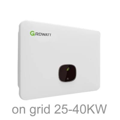 China Growatt on grid inverter MID 36KTL-X 36kw Solar Inverter Three Phase 4 MPPTs On Grid Solar Inverter Commercial use for sale