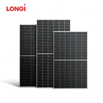 China Painel fotovoltaico monocristalino de silício Longi 560 Watt Painel solar transparente à venda