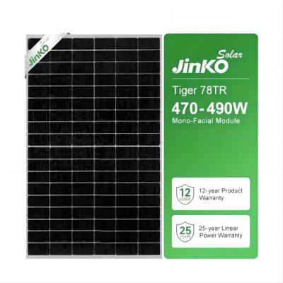 China 490 PERC Jinko PV Modules Tiger 78TR P Type Solar Panel 470W 475W 480W 485W for sale