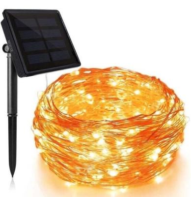 China Outdoor 100 Led 39 Ft Solar Powered String Lights 12V for sale