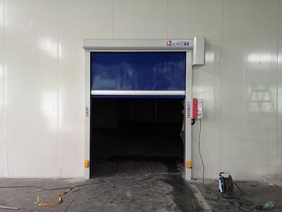 China Automatic Inductive PVC electric Fast Rolling Shutter Doors High Speed Door for sale