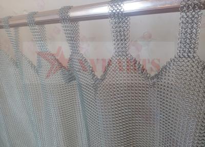 China Stainless Steel Ready To Hang Chainmail Curtain 0.8x7mm For Architecture Decoration for sale