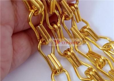 Chine Couleurs multi de double de crochet rideau en aluminium en chaîne pour l'écran décoratif de diviseur de pièce à vendre