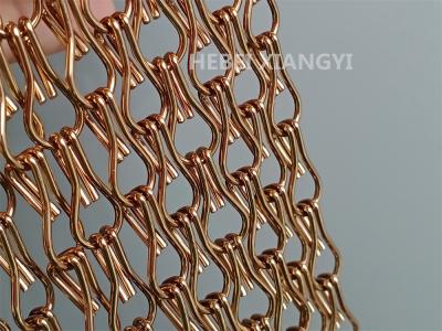 Cina Progettista a catena di alluminio bronzeo antico del divisore dello spazio da 9 millimetri in vendita