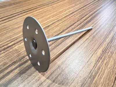 China Adhesive Round Base Insulation Hangers Galvanized Steel for sale