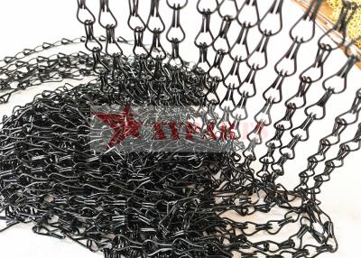 중국 양극 처리된 경량 이중 후크 알루미늄 도어 행잉 체인 판매용