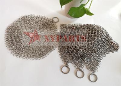 China 7 Inches Stainless Steel Cleaning Mesh Scrubber for sale