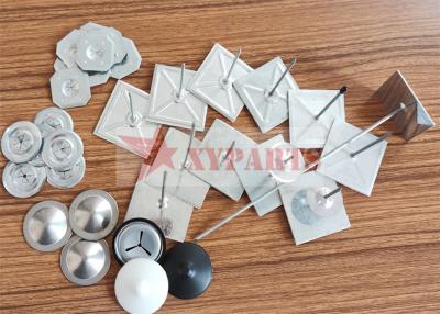 China 12 Ga Pin Glass Curtain Wall Insulation Self Stick Pins With Fasting Clips for sale