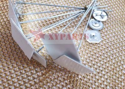 China 250mm Pin Length Rock Wool Galvanized Steel Self Adhesive Insulation Hangers for sale