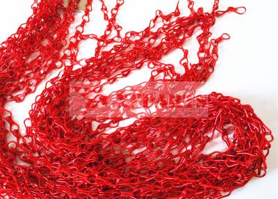 Chine rideau à chaînes en aluminium en doubles crochets de 12mmx20mm pour l'écran intérieur de séparation de décoration à vendre