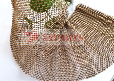 China Alambre tejido colgante Mesh Shower Curtain Aluminum Coil en venta
