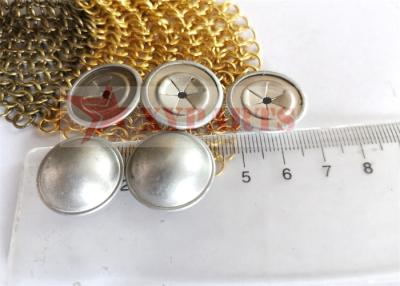 China Fast Type 22mm Stainless Steel Insulation Dome Caps For Locked Lacing Anchors for sale