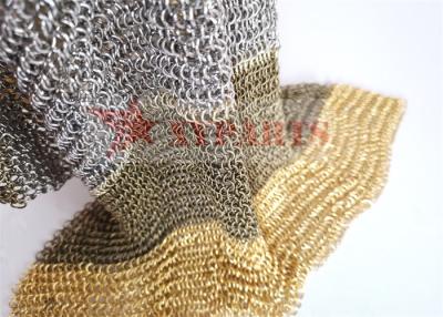 China Various Color Rings Chainmail Drapery For Building Decoration for sale