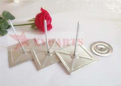 China Rock Wool Fixing Parts Galvanized Steel Aluminum Self Adhesive Insulation Pins for sale