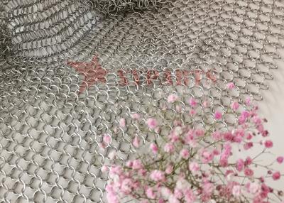 China Stainless Steel Round Metal Ring Mesh For Building Decoration for sale
