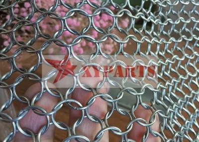 China Stainless Steel Welded Chain Mail Ring Curtain For Screen for sale