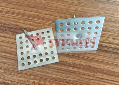 China Stainless Steel Perforated Base Insulation Hanger Pin Used for HVAC systerm for sale