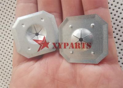 China Galvanized Steel 32mm Speed Square Clip For Fixing Self Adhesive Rock Wool Pins for sale