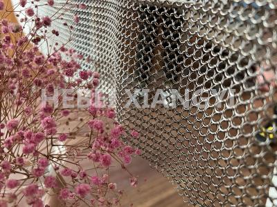 China S W Model Copper Chainmail Ring Mesh Curtain For Decoration Room Divider for sale