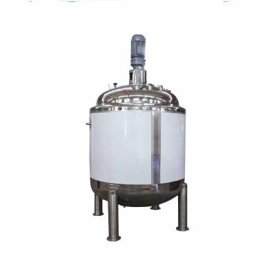 Chine Réacteur à mélangeur cylindrique refroidissement par eau chauffage par vapeur réacteur à mélangeur réservoir à vendre