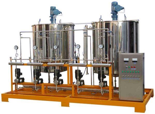 Quality Cylindrical Chemical Mixing Tank Automatic PLC Control Stainless steel for sale