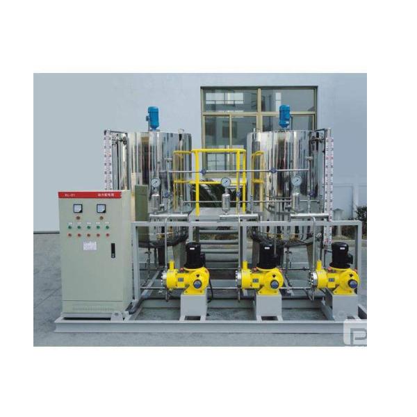 Quality Cylindrical Chemical Mixing Tank Automatic PLC Control Stainless steel for sale