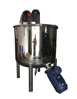 China Water And Oil Emulsification Tank 1000 Liter  Vacuum Emulsifying Mixer for sale