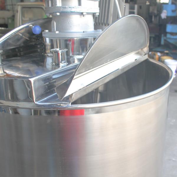 Quality Jacketed Heating Mixer Tank 350 Gallon Floor Cleaner Liquid Mixing Tank for sale